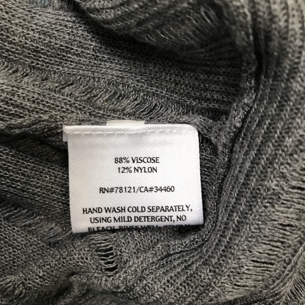 Eileen Fisher Gray Viscose Sweater - XS - Picture 5 of 5